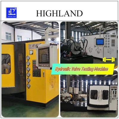 हाइलैंड पूरी तरह से स्वचालित YST380 रोटरी ड्रिलिंग रिग के लिए हाइड्रोलिक वाल्व परीक्षण बेंच सरल संचालन