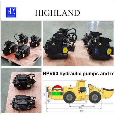 Pv22 Mv23 भूमिगत ट्रक हाइड्रोलिक पंप मजबूत प्रदूषण रोधी क्षमता