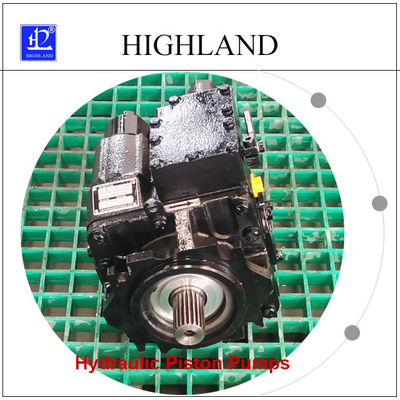 हाईलैंड 42Mpa 90ml/R विस्थापन हाइड्रोलिक पिस्टन पंप हाइड्रो मैकेनिकल नियंत्रण