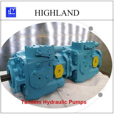 350 बार टेंडेम हाइड्रोलिक पंप वैरिएबल विस्थापन 110cc/R+110cc/R