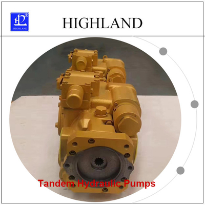 350 बार टेंडेम हाइड्रोलिक पंप वैरिएबल विस्थापन 110cc/R+110cc/R