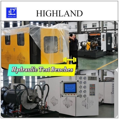 HIGHLAND YST380 हाइड्रोलिक मोटर परीक्षण बेंच सरल संचालन रोटरी ड्रिलिंग रिग