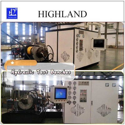HIGHLAND 380L/min हाइड्रोलिक परीक्षण बेंच कारखाना पूर्ण पता लगाने के डेटा के साथ रोटरी ड्रिलिंग रिग के लिए