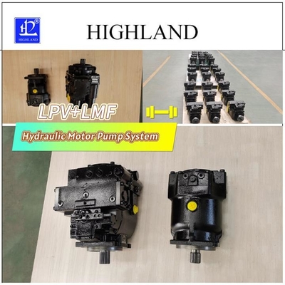 LPV90 LMF90 हाइड्रोलिक पंप मोटर प्रणाली अनुकूलित सीमेंट मिक्सर ट्रक