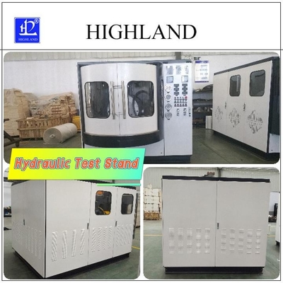 हाइलैंड कॉम्पैक्ट संरचना हाइड्रोलिक परीक्षण स्टैंड 380 L/min प्रवाह दर 1 वर्ष की वारंटी