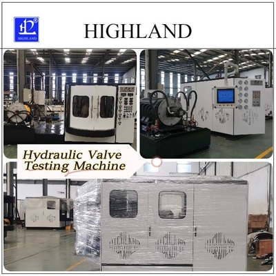 हाइलैंड पूरी तरह से स्वचालित YST380 रोटरी ड्रिलिंग रिग के लिए हाइड्रोलिक वाल्व परीक्षण बेंच सरल संचालन