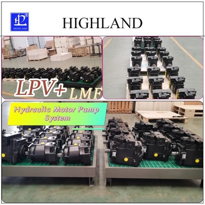 हाइड्रोलिक सिस्टम के लिए अक्षीय पिस्टन पंप 110ml/R अधिकतम विस्थापन कार्य
