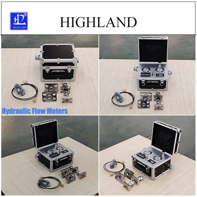 MYHT-1-4 तेल तापमान सीमा के लिए डेटा डिस्प्ले के साथ हाइड्रोलिक फ्लोमीटर -20C-150C