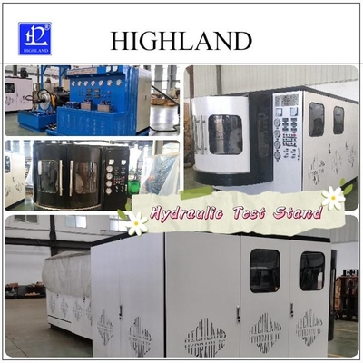 हाइलैंड हाइड्रोलिक परीक्षण स्टैंड हाइड्रोलिक दबाव परीक्षण उपकरण से सुसज्जित आसान संचालन के लिए