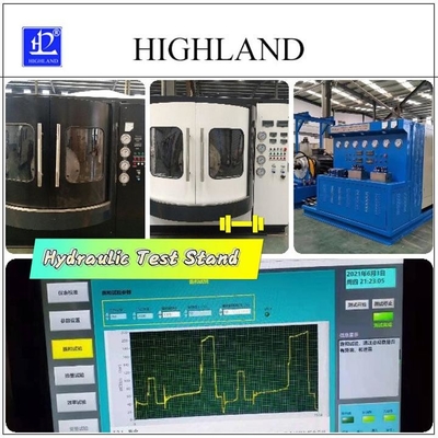 हाइलैंड कॉम्पैक्ट स्ट्रक्चर हाइड्रोलिक टेस्ट स्टैंड स्थानीय स्तर पर खुदाई मशीनों के लिए डिज़ाइन किए गए