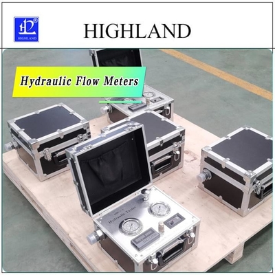 हाइलैंड हाइड्रोलिक फ्लोमीटर और डेटा डिस्प्ले के साथ तापमान निगरानी