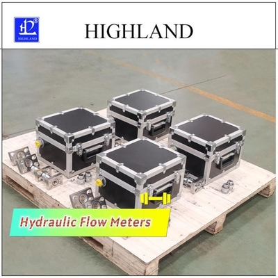 उच्च दबाव हाइड्रोलिक प्रवाह मीटर 500L/मिन अधिकतम दबाव 420 बार