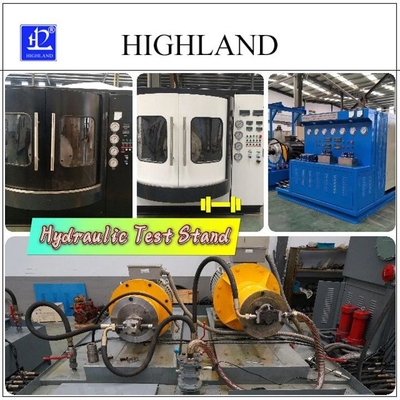 हाइलैंड परीक्षण हाइड्रोलिक पंप और मोटर्स रोटरी ड्रिलिंग रिग के लिए हाइड्रोलिक परीक्षण स्टैंड