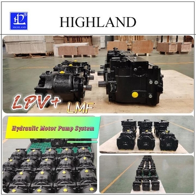 चावल कटाई मशीन के लिए LPV90 श्रृंखला हाइड्रोलिक मोटर पंप प्रणाली