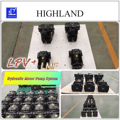 मैनुअल और हाइड्रोलिक चर नियंत्रण अक्षीय पिस्टन पंप 90ml/r LPV90 LMF90