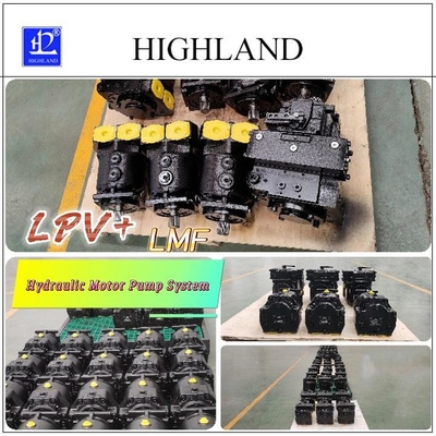 मैनुअल और हाइड्रोलिक चर नियंत्रण अक्षीय पिस्टन पंप 90ml/r LPV90 LMF90