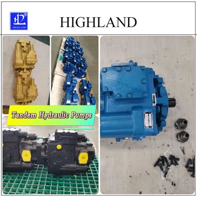 35 एमपीए के रेटेड कार्य दबाव के लिए परिवर्तनीय विस्थापन टेंडेम हाइड्रोलिक पंप