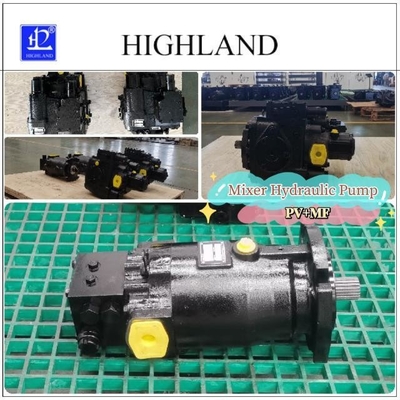 3200rpm स्पीड सीमेंट मिक्सर हाइड्रोलिक पिस्टन पंप 35Mpa नामित दबाव