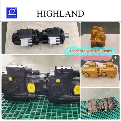 औद्योगिक प्रक्रियाओं के लिए टेंडेम हाइड्रोलिक पंपों के साथ सटीक हाइड्रोलिक नियंत्रण